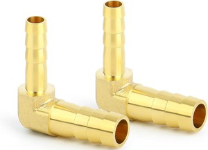Raccord coudé réducteur 90 degrés en laiton pour tuyau, surface lisse, connecteur forgé pour plomberie et CVC - Product Image 2