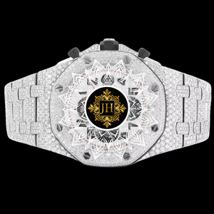 Most Popular Diamond Bezel Stainless Steel Premium Moissanite Diamond Quartz <b>Watch</b> For Mens Party Wedign Event Wear Wrist <b>Watch</b> - Product Image 4