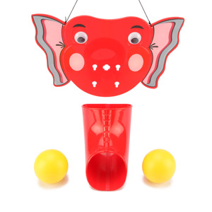 Juego de Lanzamiento de Pelotas de PVC con Forma de Elefante, Juguete de Carnaval para Niños y Fiestas Familiares, Desafío de Habilidad - Product Image 2