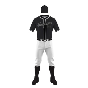 Uniforme de baseball personnalisé couleur unie pour femmes, maillot de softball, pantalon, veste, chapeau, offres pour hommes, chemise à boutons intégrale, uniforme d'équipe - Product Image 2