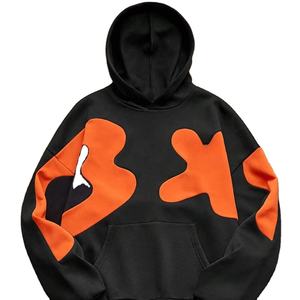 Sudadera con capucha de invierno de peso pesado para hombre personalizada de alta calidad 100% algodón polar ecológico transpirable impresión Digital hecha - Product Image 1