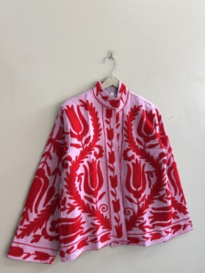 Veste bohème en coton indien brodée, manteau pour femme brodé Suzani, cadeau pour elle - Product Image 4