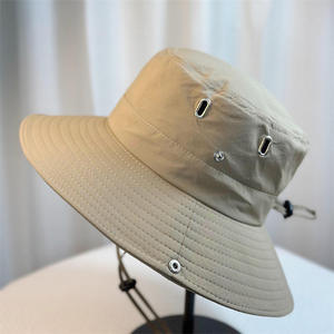 Sombrero de Pescador Liso de Algodón Suave, Gorra de Protección Solar Ligera y Transpirable, Unisex, para Uso Casual al Aire Libre y Viajes - Product Image 3