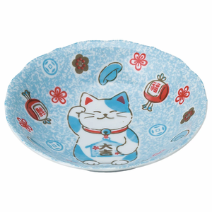 Lindo Plato de Cerámica Japonés con Diseño de Maneki-neko para el Hogar - Product Image 3