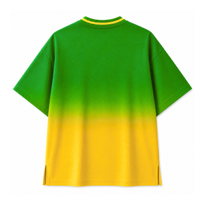 Camiseta Oversize para Mujer Chi Eta Phi, Verde Amarillo, Casual, Holgada, Cuello en V, con Gráfico de Hermandad, Ropa Universitaria Griega - Product Image 4