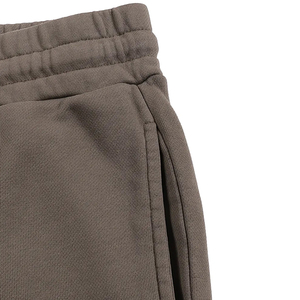 Pantalon décontracté athlétique pour homme JOXAI SPORTSWEAR, coupe large, taille élastique, devant plat, blanc uni, 100% coton, fermeture à cordon - Product Image 6