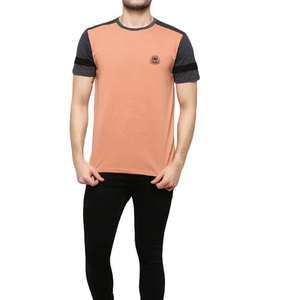 Vente Flash Prix Bas T-shirt Homme 100% Coton Uni Haute Qualité Vente en Gros Logo Personnalisé Imprimé Coupe Classique Vente en Ligne - Product Image 3