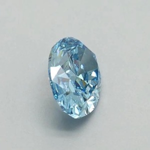 Diamante Azul Ovalado de Corte Elegante, Cultivado en Laboratorio, Certificado por IGI, Piedra Sintética para Anillo de Compromiso o Colgante Personalizado, de 1 a 5 Quilates - Product Image 2
