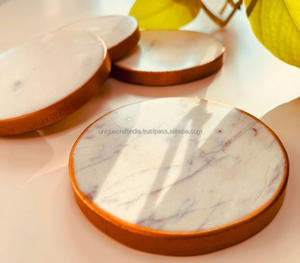 Posavasos de piedra con logotipo personalizado-Posavasos de piedra natural-Posavasos de piedra hechos a mano con acabado suave para interior de cocina - Product Image 4