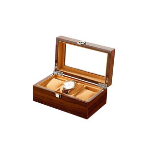 Boîte à montres en bois de qualité supérieure, boîte de rangement pour montres avec 4 emplacements, artisanat, logo personnalisé, vente en promotion - Product Image 6