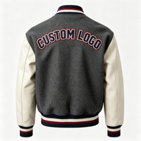 Veste de baseball streetwear pour homme, prix d'usine Layenne, logo personnalisé, veste classique de style Letterman pour équipe scolaire