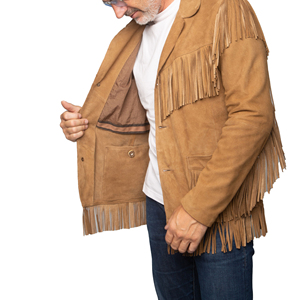 Cowgirl Fringe <b>Leather</b> <b>Jacket</b> Manufacturer Custom Fashion Factory - Product Image 4