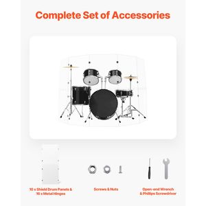 Cage à batterie portable en acrylique de 1,5 m x 0,6 m avec charnières en alliage de zinc - pour concerts d'église et festivals de musique - Product Image 6