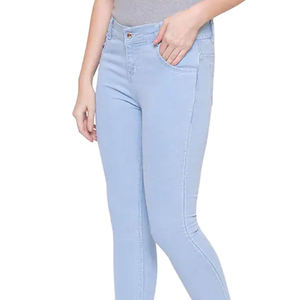 Jean en denim streetwear pour femme, coupe droite ample vintage de haute qualité, taille haute, service OEM, prix abordable - Product Image 5