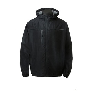 Chaqueta Impermeable Ligera para Hombre, Chaqueta Cortavientos Informal para Exteriores, Chaqueta de Pesca de 2.5 Capas Resistente a Desgarros - Product Image 1