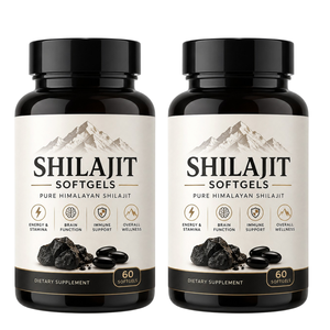 Marques Privées – Gélules de Shilajit Extra Fortes pour la Vitalité et la Puissance, 500 mg, Extrait 100% Naturel, pour Adultes - Product Image 1