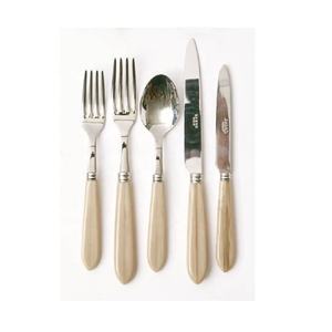 ชุดช้อนส้อมสแตนเลสขัดเงา 4 ชิ้น ด้ามจับทรงแตร ขายดี สำหรับใช้ในบ้านและครัว - Product Image 4