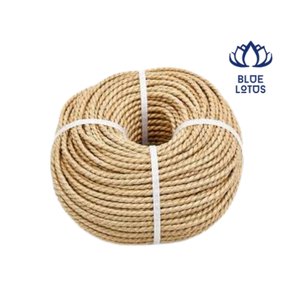 Paniers de rangement artisanaux personnalisés en corde de jonc de mer, design flexible, origine Thanh Hoa, fil de paille, Blue Lotus Dylan Vu - Product Image 1
