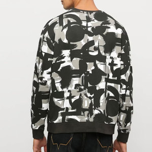 Nouveauté - Vêtements décontractés d'hiver - Sweat-shirts pour hommes en molleton 100% coton - Coupe ample - Écologiques - Manches longues - Étiquette privée personnalisée - Product Image 4
