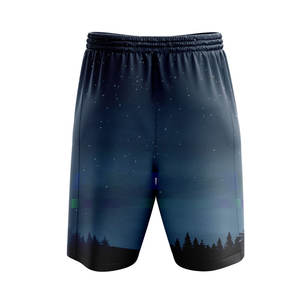 Shorts de sport pour hommes avec logo personnalisé, shorts de course, shorts de basketball à sublimation jusqu'au genou, grandes tailles, motif uni, service OEM, vêtements de sport. - Product Image 2