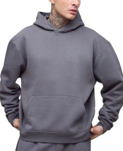 Sweat à capuche de qualité supérieure pour hommes, vêtements de fitness, vente en gros au meilleur prix, sweats à capuche avec logo personnalisé pour hommes, coupe ample et unie pour porte - Product Image 1