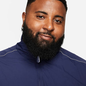 Ensemble coupe-vent décontracté à capuche grande taille de haute qualité, survêtement streetwear personnalisé avec logo, deux pièces 100 % nylon respirant - Product Image 6