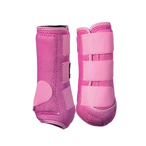 Lot de 2 protections de jambes pour chevaux, accessoires équestres haut de gamme, néoprène, médecine sportive, bottes pour chevaux, bottes de sport, bottes médicales pour chevaux - Product Image 1