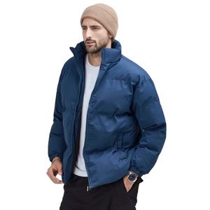 Women's Vintage Warm Puffer Jacket for Autumn and Winter High Stand Collar with Zipper Cotton-<b>Padded</b> Coat - Product Image 1