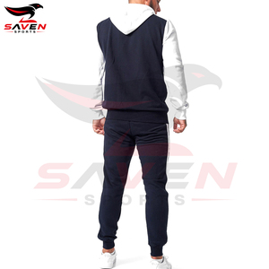 Chándal Deportivo para Hombre, Estilo Pullover, Azul y Blanco en Contraste, Corte Regular, Manga Larga, Superventas - Product Image 2