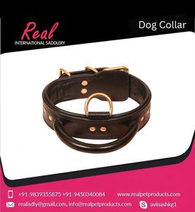 Collar de perro de cuero de diseño personalizado más vendido con acolchado suave y accesorio de perro de trabajo de aspecto caliente decoración de remache de patrón Animal - Product Image 3