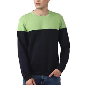Mens Heavyweight Sweatshirt 380 GSM Cotton Polyester Crew Neck <b>Pullover</b> Winter Warm Fleece Custom Print Wholesale - Product Image 1