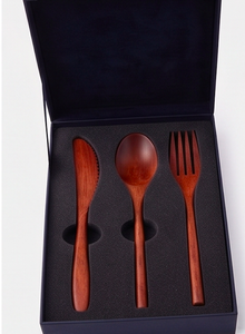 Services de couverts en bois avec manches finis mat pour la maison, les hôtels et la restauration - Product Image 6