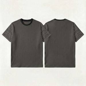 Camiseta Deportiva Lisa para Hombre, Manga Corta, Alta Elasticidad, Color Sólido, Transpirable, Básica para Entrenamiento, Camisetas Europeas para Hombre - Product Image 2