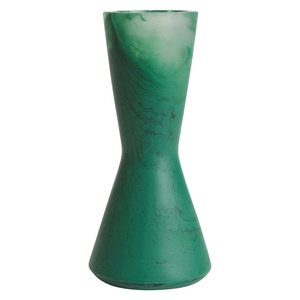 Vase de table en résine transparente, design moderne, vert, de bonne qualité, coloré, imperméable, pour la décoration de la maison, mariage, artisanat - Product Image 5