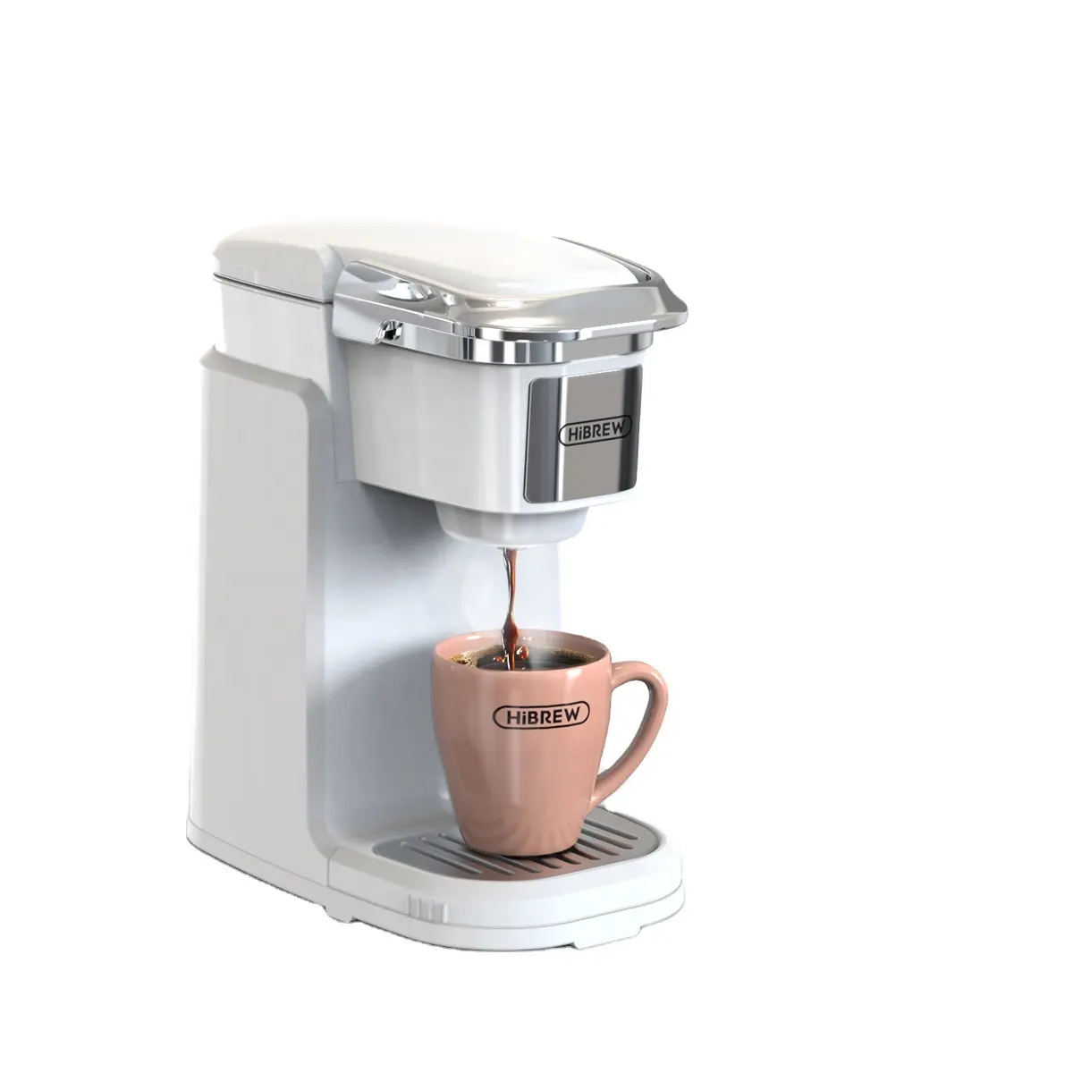 HiBREWKカップシリーズカプセルコーヒーメーカーワンクリックコーヒーマシン300ml大容量アメリカンコーヒー