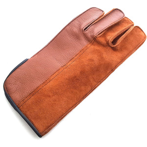 Guantes de Cetrería de Cuero Natural Duradero de Varias Capas para Mano Izquierda con Eje de Carbono, la Mejor Protección, OEM Disponible, ¡Gran Oferta! - Product Image 5