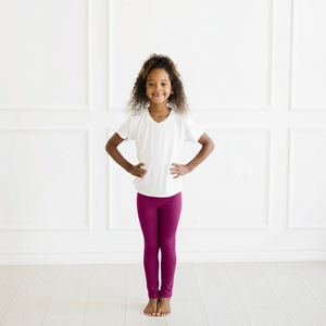 Leggings pour tout-petits, doux et respirants, en coton et bambou, 95% coton avec 5% élasthanne - Product Image 2