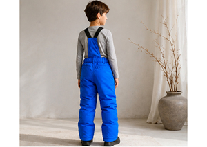 Pantalones de Esquí para Niños, Pantalones de Nieve para Niños con Tirantes Ajustables, Pantalones de Snowboard Aislantes para Invierno, Ropa de Esquí Azul para Exteriores - Product Image 3