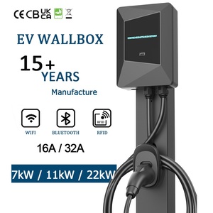 Home Electric Car Charger Station 32A Wallbox 7kW Type 2 Wall-mounted IP65 New OEM ODM 2-Year Warranty 5M EV Charger - Product Image 1