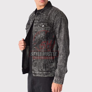 Chaqueta de Mezclilla para Hombre, Transpirable, Hecha con Materiales de Alta Calidad, Nueva Llegada, Chaqueta de Invierno para Adultos, Superventas - Product Image 3