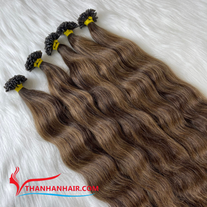 Extensions de cheveux naturels vietnamiens en gros, pointe en U, à la kératine, double épaisseur, Remy, cuticules alignées, couleurs tendance - Product Image 2