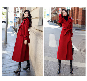 <span class=keywords><strong>Trench</strong></span> Coat da <span class=keywords><strong>Donna</strong></span> Elegante e Formale, Stile Lungo, in Poliestere Morbido e Caldo, <span class=keywords><strong>Taglie</strong></span> Forti, per l'Autunno, Direttamente dalla Fabbrica - Product Image 2