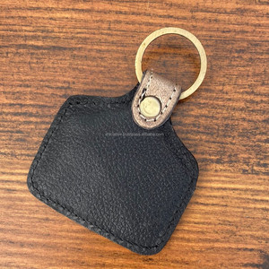 Llavero de cuero personalizado cosido a mano, llavero de girasol de cuero genuino occidental, llaveros de vaquera - Product Image 4
