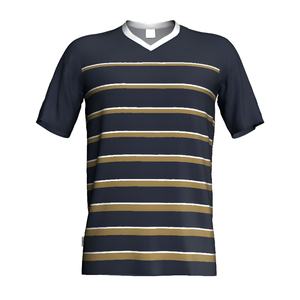 Ropa Deportiva Personalizada para Equipos de Fútbol, Diseño Dinámico Turquesa, Manga Corta, Cuello Redondo Transpirable, Nombre y Número Personalizados, 100% - Product Image 5