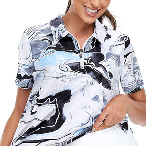 Collection de vêtements de sport à séchage rapide de qualité supérieure pour femmes, polos imprimés avec impression de logo personnalisé pour la vente en ligne - Product Image 4