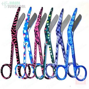 กรรไกรตัดผ้าพันแผลทำจากสเตนเลสใบมีดโค้งได้รับการรับรองจาก ISO - Product Image 3