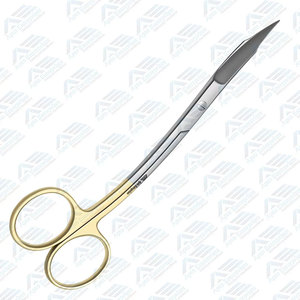 Tijeras Quirúrgicas Dentales de Acero Inoxidable para Operaciones, 5 Pulgadas, Tipo Goldman, Forma de S, Serradas, Supercut - Product Image 4