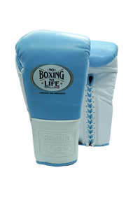 No Boxing No Life Guantes de Boxeo Profesionales de Cuero Genuino, Ligeros, de Dedo Completo, con Cordones y Muñequera Ajustable - Product Image 5