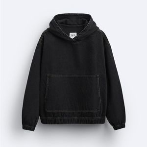 เสื้อฮู้ดดี้พรีเมียมสำหรับผู้ชาย สไตล์วินเทจ ลวดลายการ์ตูน ปักโลโก้ตามสั่ง ผ้าฟลีซหนานุ่ม 100% ผ้าฝ้าย ผลิตจำนวนมากจากโรงงาน - Product Image 4