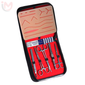 Kit d'entraînement à la suture pour étudiants en médecine avec instruments chirurgicaux et modèle de peau d'entraînement - Product Image 4